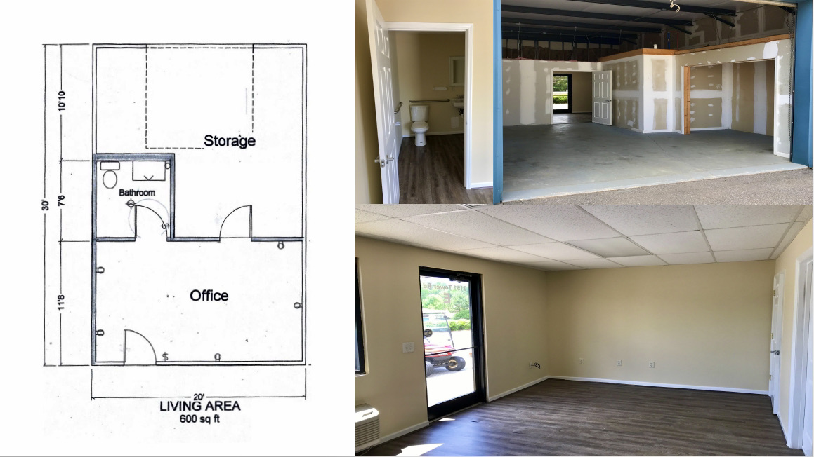 Floor plan and office layout Storage Xxtra Columbus, GA Veterans Pkwy